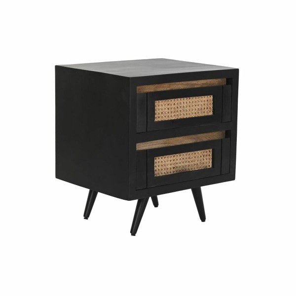 Κομοδίνο DKD Home Decor ρατάν Ξύλο από Μάνγκο (50 x 40 x 55 cm)