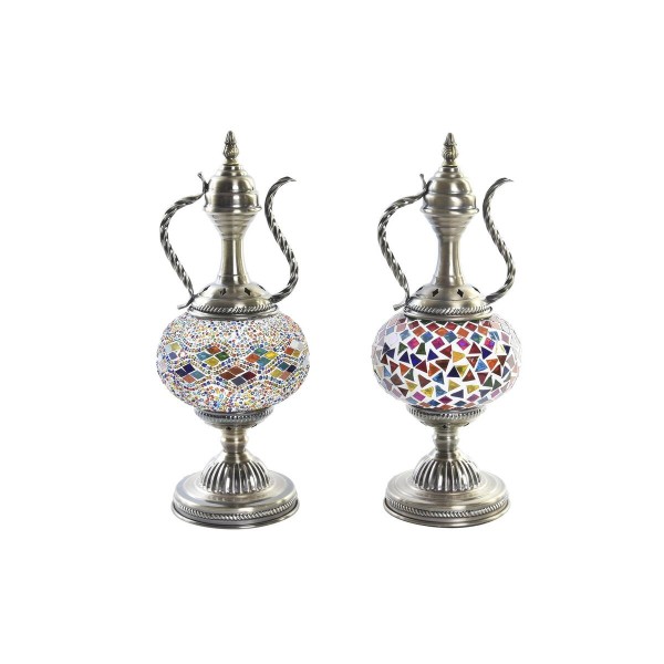 Επιτραπέζιο Φωτιστικό DKD Home Decor Πολύχρωμο 220 V 50 W (x2) (15 x 15 x 38 cm)