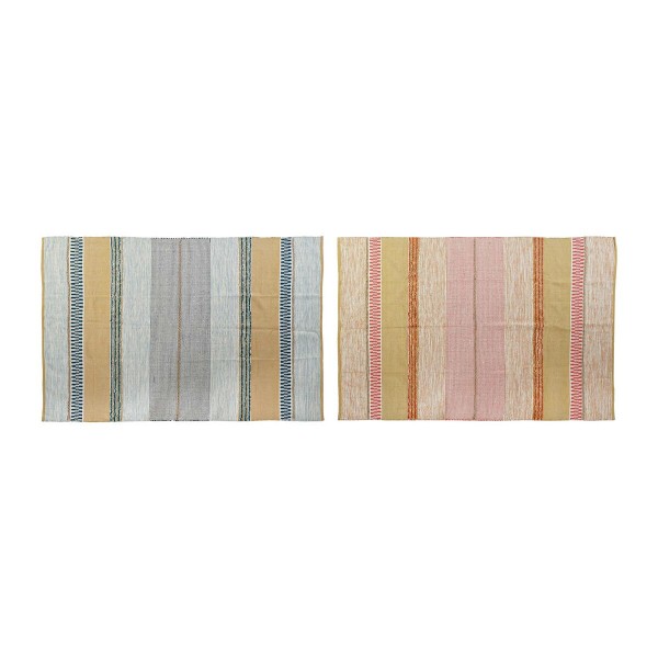 Χαλί DKD Home Decor Πολύχρωμο Σύγχρονη (x2) (120 x 180 x 1 cm)