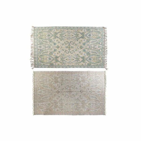 Χαλί DKD Home Decor Κόκκινο Πράσινο Άραβας (160 x 230 x 0,5 cm) (x2)