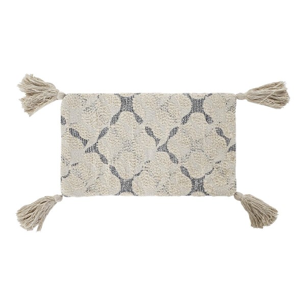 Κάλυψη μαξιλαριού DKD Home Decor Μπεζ Σύγχρονη Κρόσσια (50 x 3 x 30 cm)