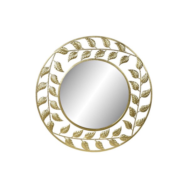 Τοίχο καθρέφτη DKD Home Decor Καθρέφτης Δέντρο Χρυσό Μέταλλο (80 x 2 x 80 cm)