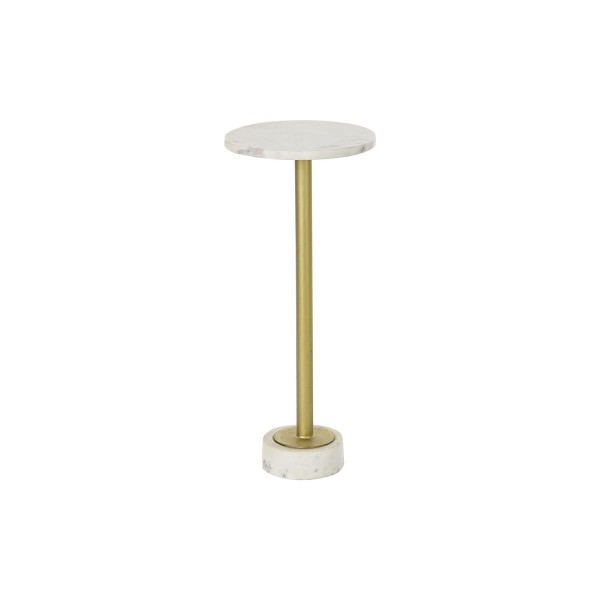 Βοηθητικό Τραπέζι DKD Home Decor Χρυσό Μέταλλο Μάρμαρο (27 x 27 x 62 cm)