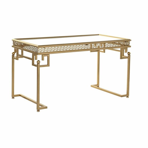 Τραπεζάκι Καφέ DKD Home Decor Καθρέφτης Μέταλλο (85 x 44 x 48 cm)