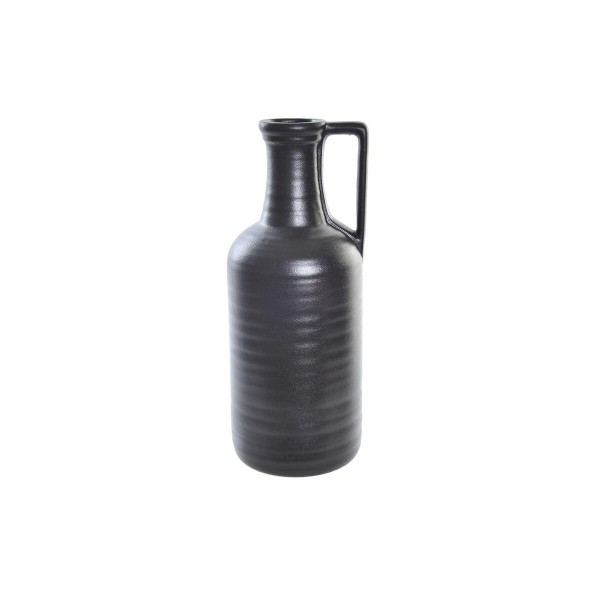 Βάζο DKD Home Decor Πορσελάνη Μαύρο Σύγχρονη (13 x 13 x 32 cm)