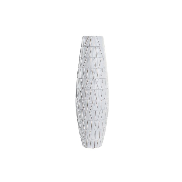 Βάζο DKD Home Decor Λευκό Ρητίνη Σύγχρονη (20 x 20 x 67 cm)