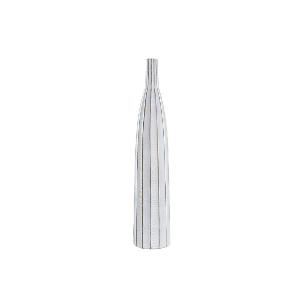 Βάζο DKD Home Decor Λευκό Ρητίνη Σύγχρονη (16 x 16 x 76 cm)
