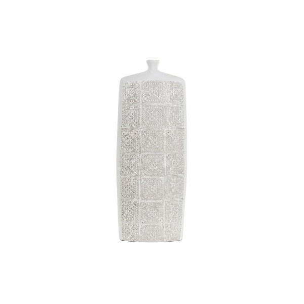 Βάζο DKD Home Decor Λευκό Ρητίνη Άραβας (23 x 11 x 58 cm)