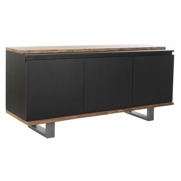 Σκευοθήκη DKD Home Decor Μαύρο Καφέ Ξύλο από Μάνγκο (160 x 42 x 72 cm)