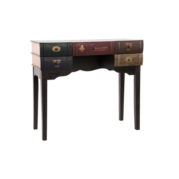 Γραφείο DKD Home Decor Ξύλο Πολύχρωμο PU (110 x 40 x 90 cm)