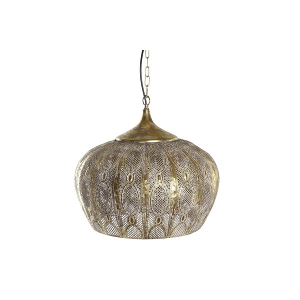 Φωτιστικό Οροφής DKD Home Decor Χρυσό 50 W (43 x 43 x 41 cm)