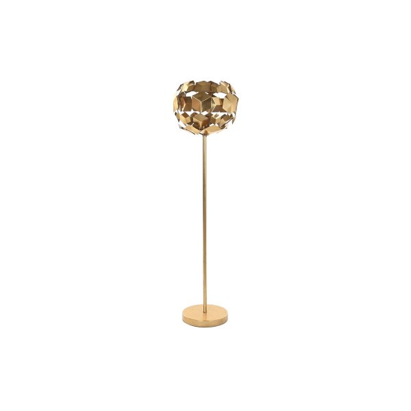 Φωτιστικό Δαπέδου DKD Home Decor Χρυσό Μέταλλο Σύγχρονη Γεωμετρική (28 x 28 x 103 cm)