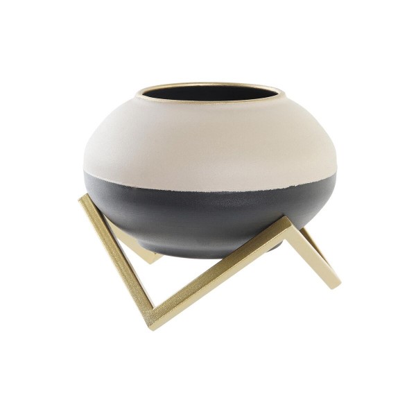 Βάζο DKD Home Decor Μέταλλο Πολύχρωμο Σύγχρονη (18 x 18 x 16 cm)