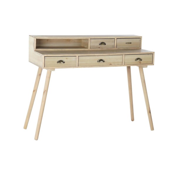 Γραφείο DKD Home Decor Φυσικό Ξύλο MDF Λευκό Mατζέντα Ναυτικό Μπλε (120 x 50 x 98,5 cm)