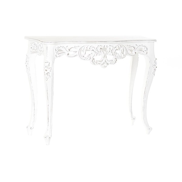 Βοηθητικό Τραπέζι DKD Home Decor Λευκό Ξύλο από Μάνγκο Shabby Chic (100 x 36 x 77 cm)