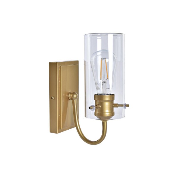 Φωτιστικό Τοίχου DKD Home Decor Κρυστάλλινο Χρυσό Μέταλλο Διαφανές 220 V 50 W (13 x 17 x 27 cm)