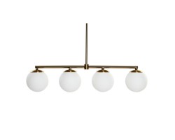 Φωτιστικό Οροφής DKD Home Decor Χρυσό Λευκό (82 x 15 x 20 cm)