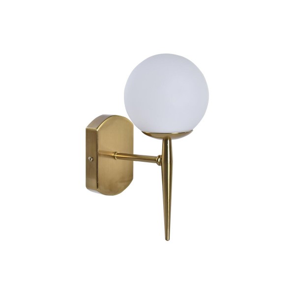 Φωτιστικό Τοίχου DKD Home Decor Κρυστάλλινο Χρυσό Μέταλλο Λευκό 220 V 40 W (12 x 15 x 29 cm)