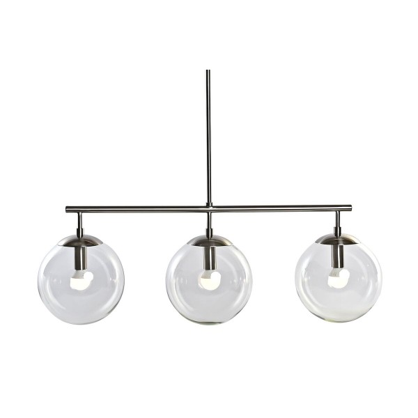 Φωτιστικό Οροφής DKD Home Decor Ασημί (78 x 25 x 24 cm)