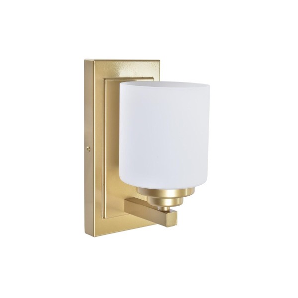 Φωτιστικό Τοίχου DKD Home Decor Κρυστάλλινο Χρυσό Μέταλλο Λευκό (12 x 17 x 25 cm)