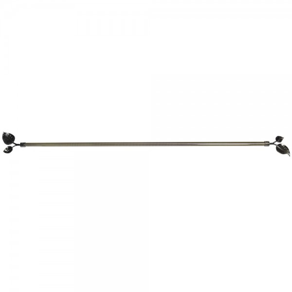 Κουρτινόξυλο DKD Home Decor Δυνατότητα επέκτασης Χρυσό Μέταλλο Φύλλο φυτού (160 x 16 x 16 cm)