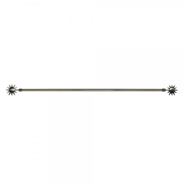 Κουρτινόξυλο DKD Home Decor Δυνατότητα επέκτασης Χρυσό Μέταλλο Ήλιος (120 x 16 x 16 cm)