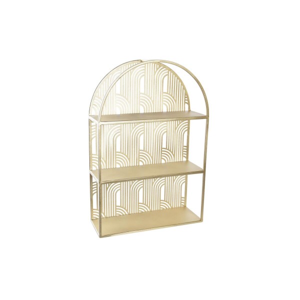 Ράφια DKD Home Decor Χρυσό Μέταλλο 3 Ράφια (40 x 15 x 60 cm)
