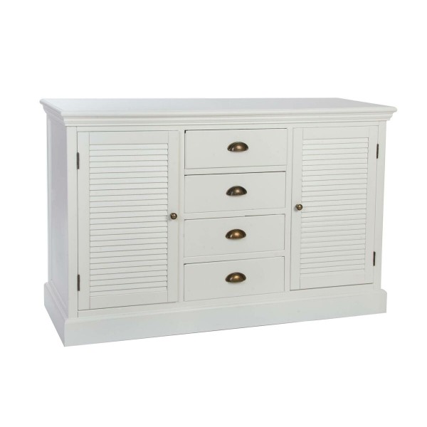 Σκευοθήκη DKD Home Decor Ξύλο Λευκό (126 x 41 x 82 cm)
