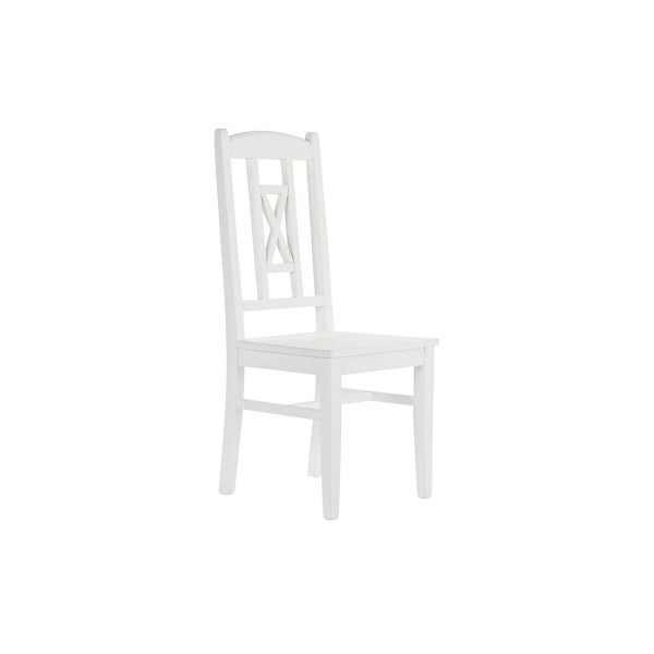 Καρέκλα Τραπεζαρίας DKD Home Decor Ξύλο Λευκό (43 x 43 x 99,5 cm)