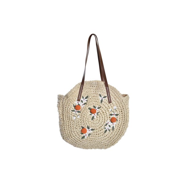 Τσάντα Ώμου DKD Home Decor 40 x 15 x 40 cm Φυσικό Πολυουρεθάνιο