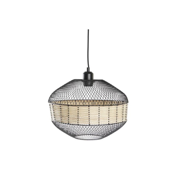 Φωτιστικό Οροφής DKD Home Decor Μαύρο Καφέ 220 V 50 W (31 x 31 x 27 cm)
