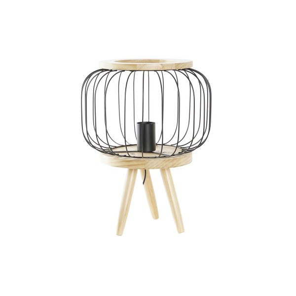 Επιτραπέζιο Φωτιστικό DKD Home Decor Μαύρο Καφέ 220 V 50 W (29 x 29 x 38 cm)