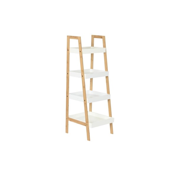 Ράφια DKD Home Decor Φυσικό Λευκό Διακοσμητική κανάτα 4 Ράφια Ξύλο MDF (34 x 37 x 98 cm)