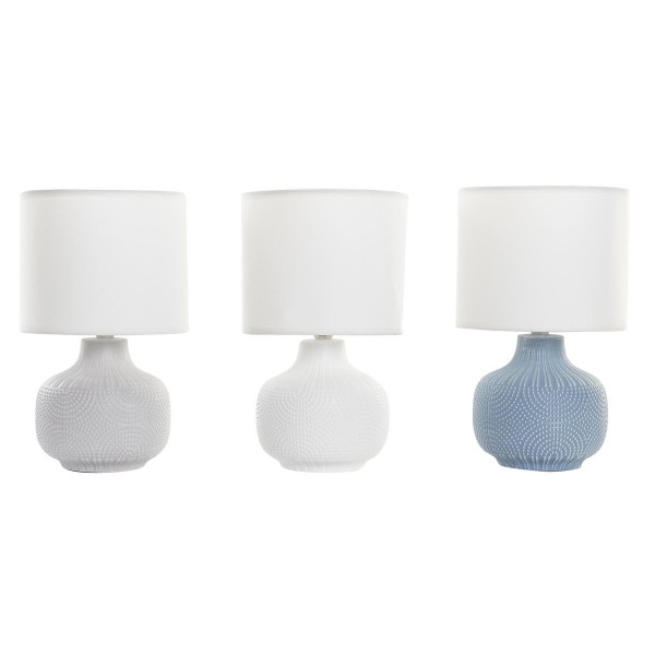 Επιτραπέζιο Φωτιστικό DKD Home Decor πολυεστέρας Πήλινα 25 W (18 x 18 x 30 cm) (3 Μονάδες)