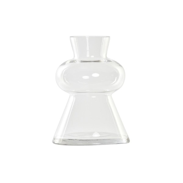 Βάζο DKD Home Decor Κρυστάλλινο Διαφανές Σύγχρονη (17 x 17 x 23 cm)