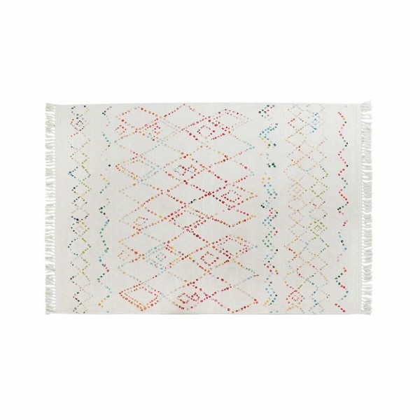 Χαλί DKD Home Decor Λευκό Πολύχρωμο (120 x 180 x 0,7 cm)