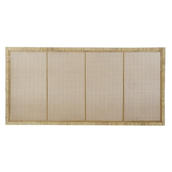 Κεφαλάρι κρεβατιού DKD Home Decor Καφέ ρατάν (160 x 3 x 80 cm)