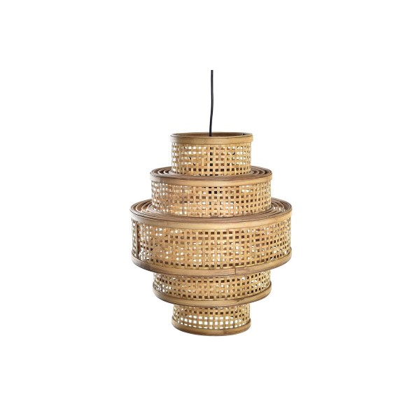 Φωτιστικό Οροφής DKD Home Decor Καφέ 220 V 50 W (41 x 41 x 48 cm)