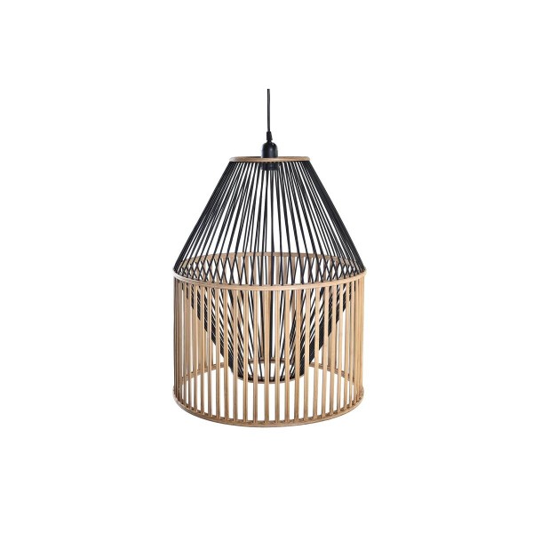 Φωτιστικό Οροφής DKD Home Decor Μαύρο Καφέ 220 V 50 W (43 x 43 x 53 cm)