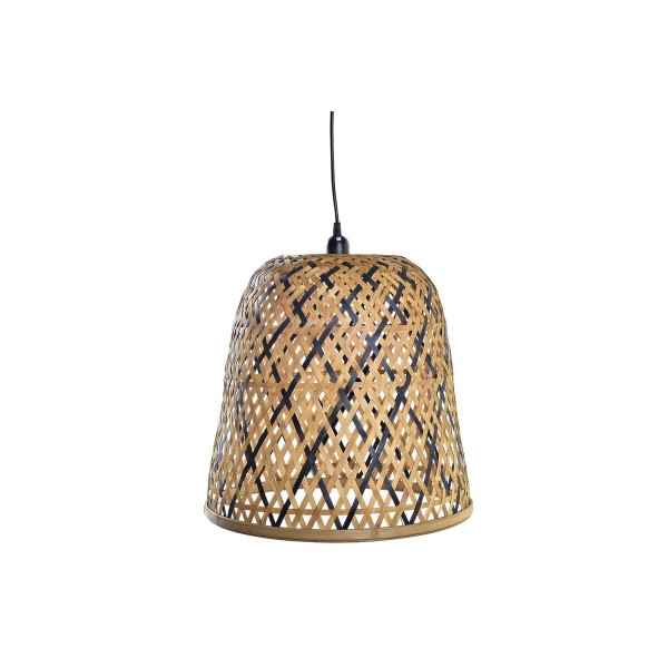 Φωτιστικό Οροφής DKD Home Decor Μαύρο Καφέ 220 V 50 W (41 x 41 x 39 cm)