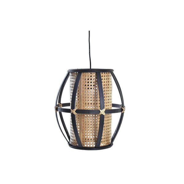 Φωτιστικό Οροφής DKD Home Decor Μαύρο Καφέ 220 V 50 W (34 x 34 x 35 cm)