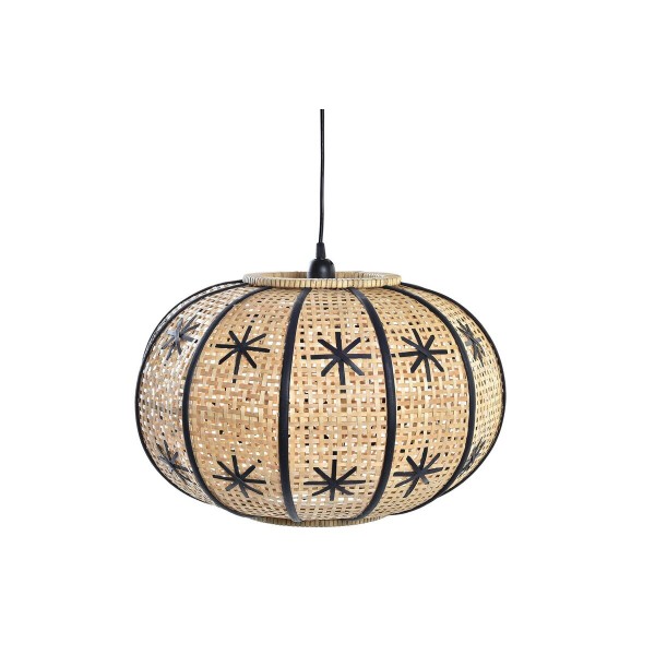 Φωτιστικό Οροφής DKD Home Decor Φυσικό Μαύρο 50 W (50 x 50 x 31 cm)