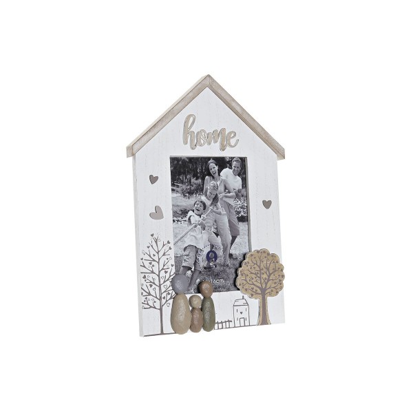 Κορνίζα DKD Home Decor Φυσικό Λευκό Ξύλο MDF Σκανδιναβικός (20,5 x 2 x 28 cm)