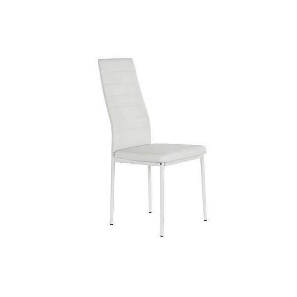 Καρέκλα Τραπεζαρίας DKD Home Decor Μέταλλο Λευκό Πολυουρεθάνιο (52 x 44 x 96 cm)