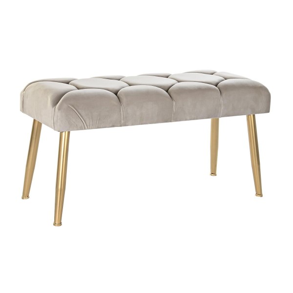 Σκαμπό DKD Home Decor Μπεζ (97 x 38 x 50 cm)