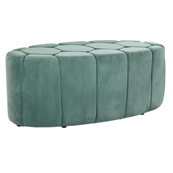 Σκαμπό DKD Home Decor   πολυεστέρας Πράσινο Ξύλο MDF (122 x 51 x 46,5 cm)