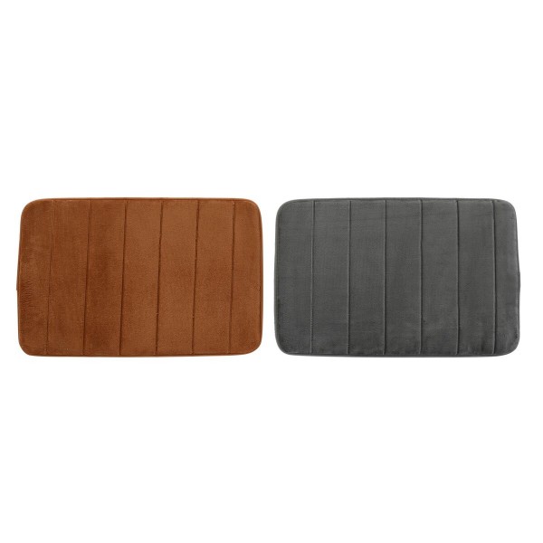 Χαλάκι μπάνιου DKD Home Decor 650 gsm Αφρός πολυεστέρας (60 x 1,2 x 40 cm) (x2)