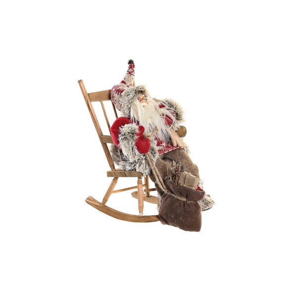 Διακόσμηση DKD Home Decor Άη Βασίλης πολυεστέρας (23 x 25 x 35 cm)