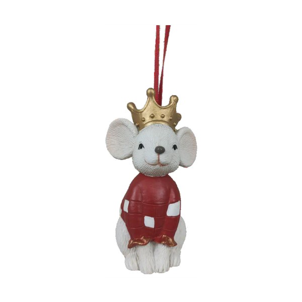 Χριστουγεννιάτικο Στολίδι DKD Home Decor Ρητίνη Zώα (4,5 x 4 x 7 cm) (x6)