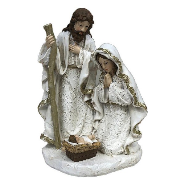 Χριστουγεννιάτικο Βηθλεέμ DKD Home Decor Ρητίνη (13 x 9 x 18 cm) (x2)